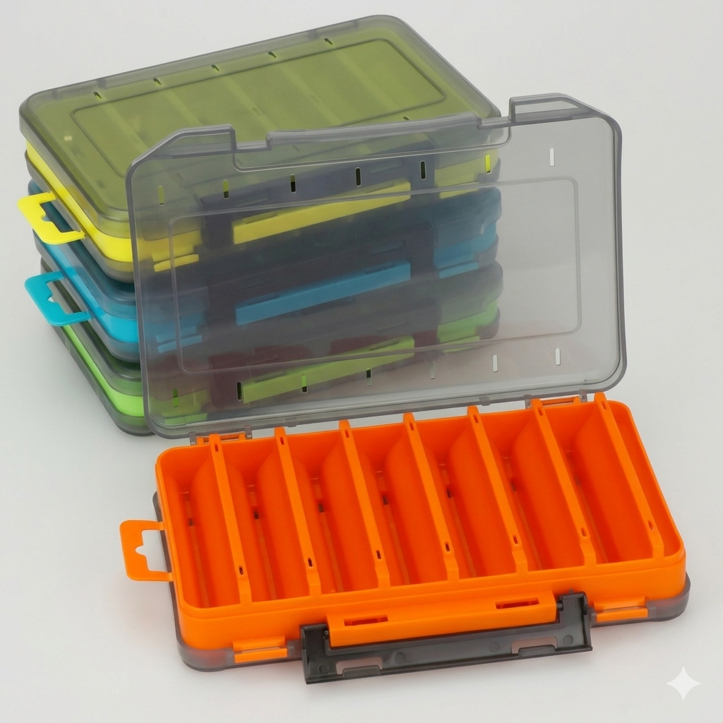 Caja para Vinilos,aparejos, jighead de pesca o multifuncional